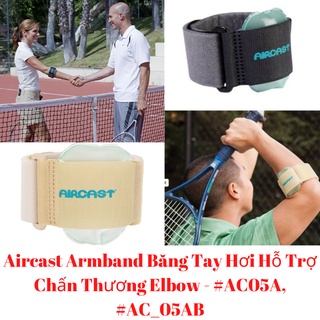 Aircast Armband Băng Tay Hơi Hỗ Trợ Chấn Thương Elbow, Khuỷu Tay,Cẳng Tay Có Chuyên Dùng Khi Chơi Tennis,Golf