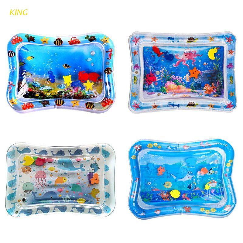 Thảm Nước Bơm Hơi Bằng Pvc Chống Rò Rỉ Dành Cho Bé Chơi Ngoài Trời