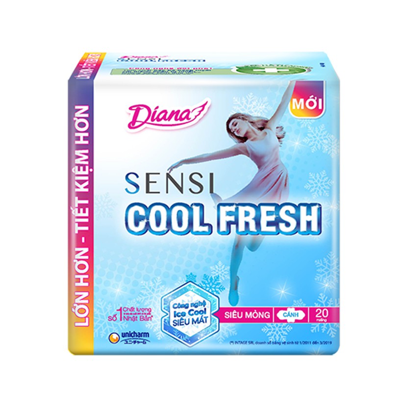 Băng Vệ Sinh Diana Sensi Cool Fresh 8 miếng