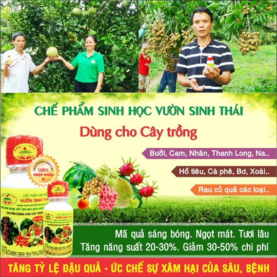 Chế Phẩm Sinh Học Vườn Sinh Thái cho Cây Trồng