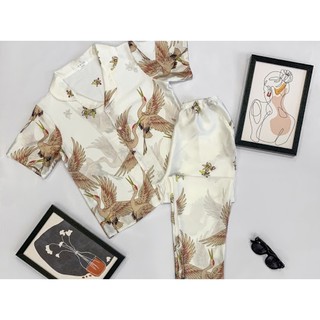 [PIJAMA] Bộ ngủ lụa cao cấp