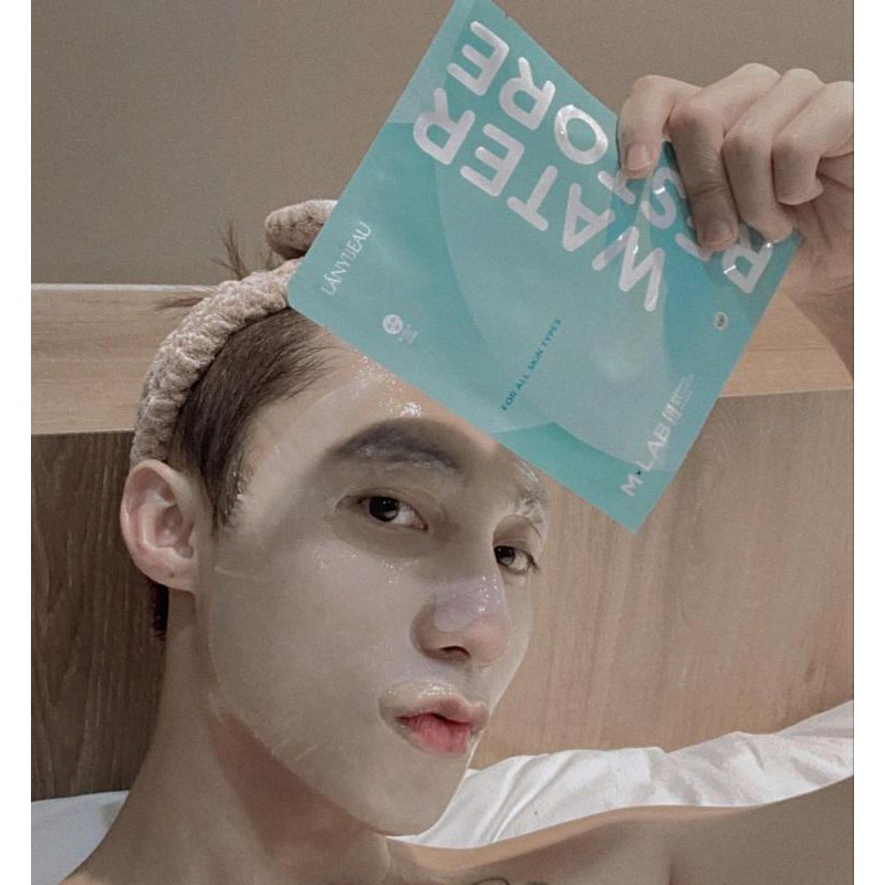 Mặt nạ sợi tre Mlab Màu Xanh cấp ẩm- Sơn Tùng MTP-Chính hãng LanyBeau | BigBuy360 - bigbuy360.vn