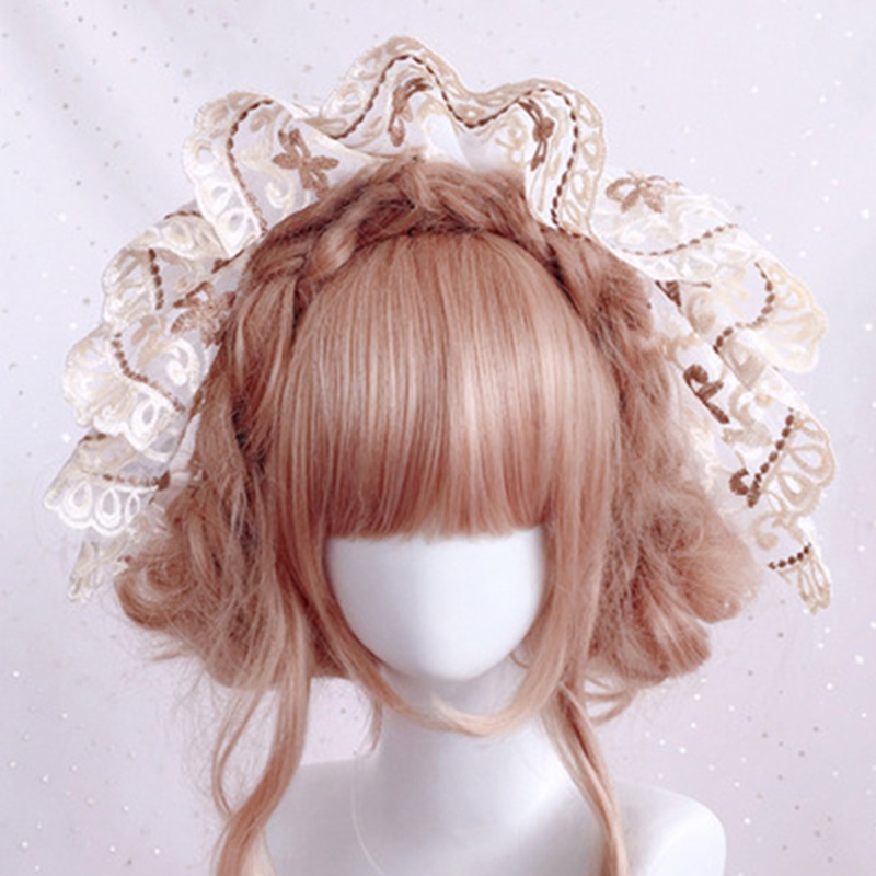 Mũ Bonnet Lolita Cổ Điển 10MK Có Dây Ruy Băng Cho Nữ