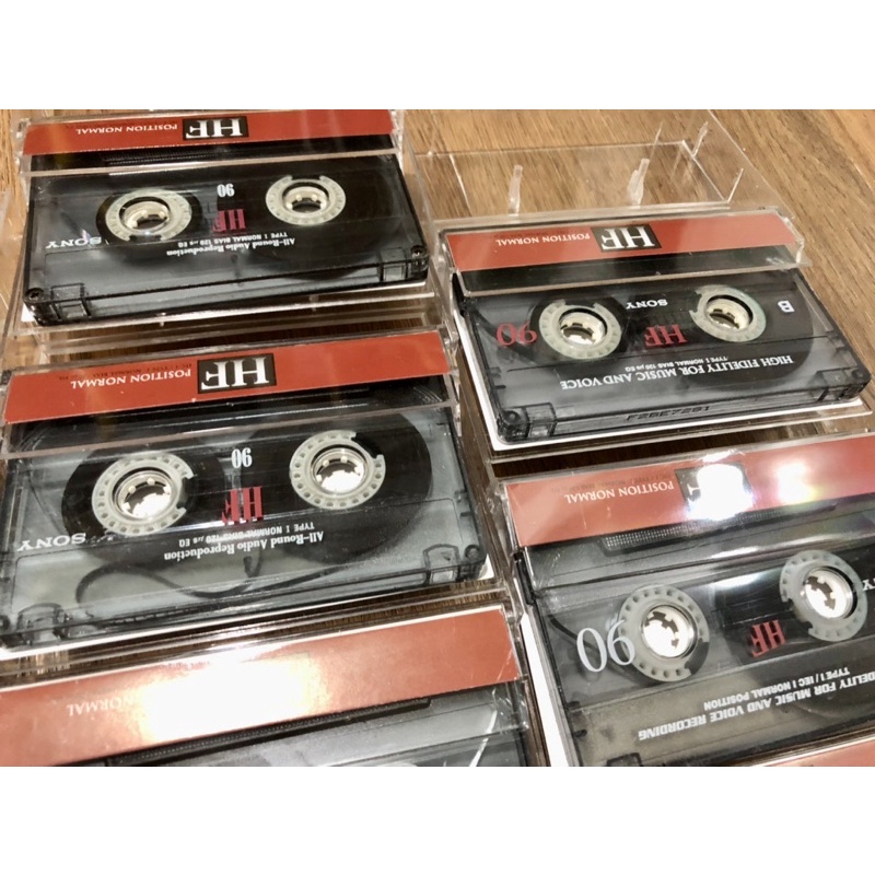 10 băng cassettes " SONY HF 90 "