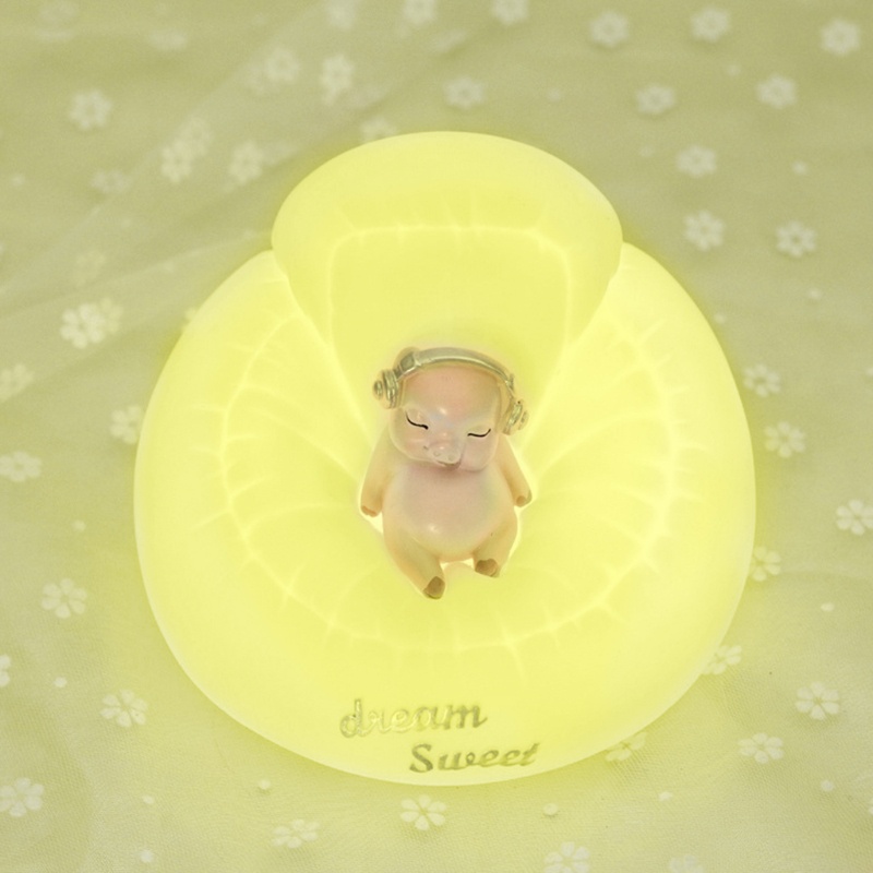 Đèn Ngủ Hình Động Vật Hoạt Hình Lãng Mạn Bằng Vinyl