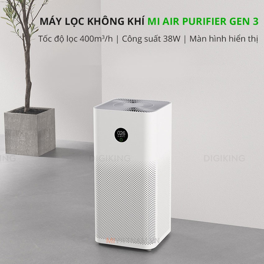 Máy lọc không khí thông minh XIAOMI Air Purifier 3