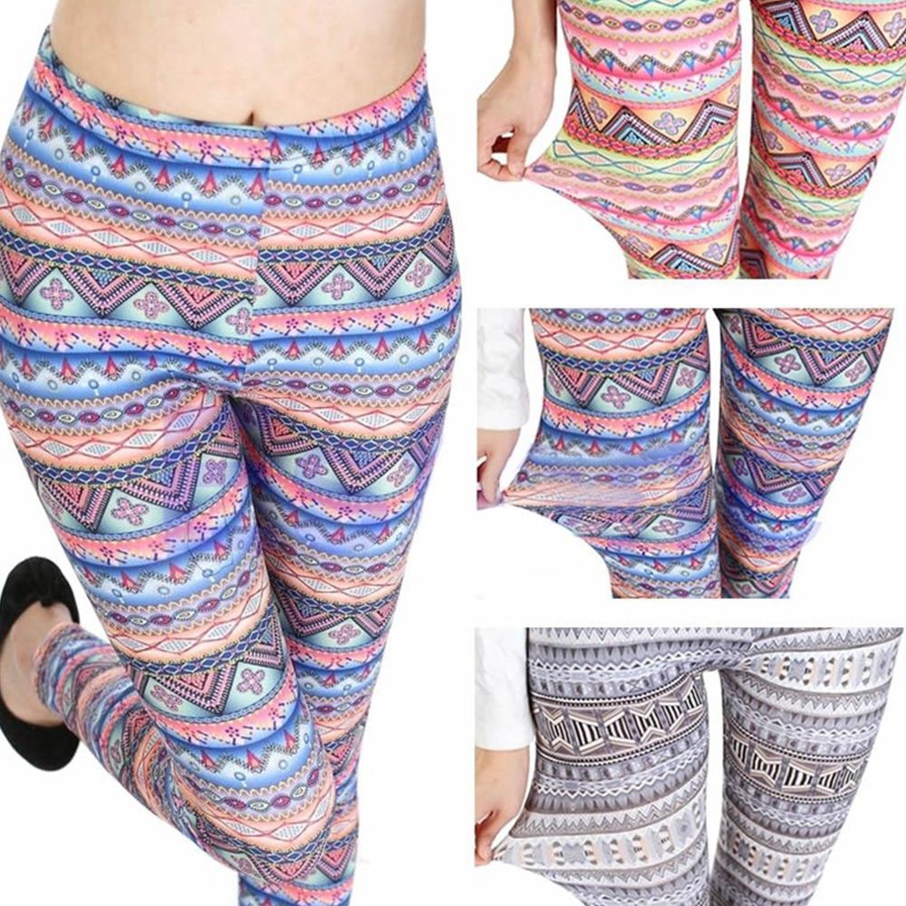 Quần Legging Hoạ Tiết In Màu Sắc Sặc Sỡ | BigBuy360 - bigbuy360.vn