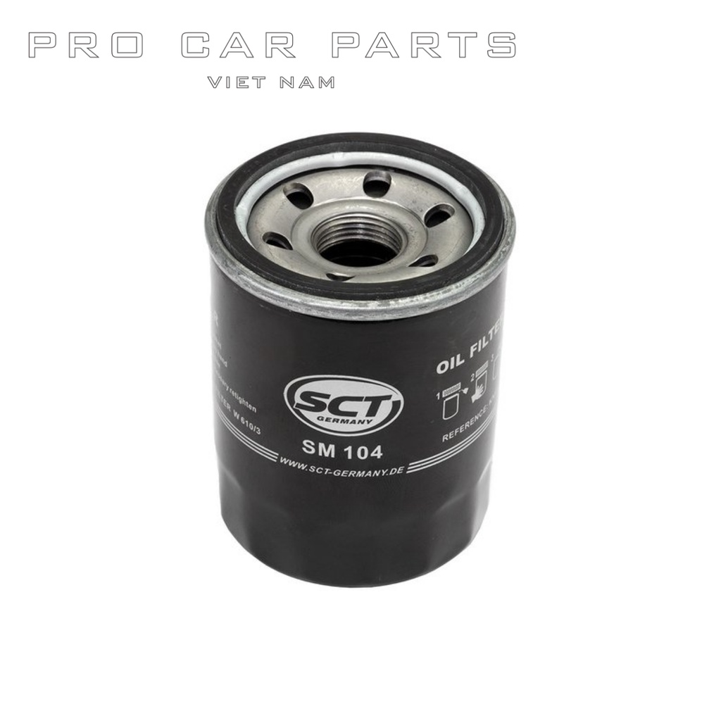 Lọc Nhớt Mitsubishi Xpander 1.5 2019, 2020, 2021. 2022 SCT GERMANY SM 104 - Lọc dầu động cơ