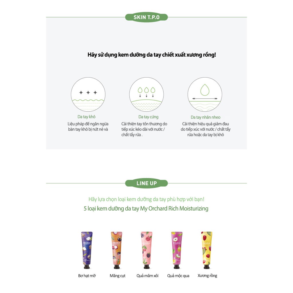 [Mã FMCG8 giảm 8% đơn 250K] Kem Dưỡng Ẩm Tay Chiết Xuất Quả Mộc Qua Frudia My Orchard Quince Handcream 30ml | BigBuy360 - bigbuy360.vn