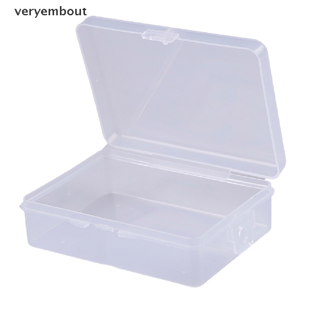 Hộp nhựa trong suốt hình vuông đa năng 9cm*6.5cm*3cm