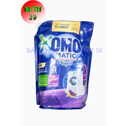 (Mẫu mới) Nước giặt OMO CỬA TRƯỚC + COMFORT TÚI 3.6KG