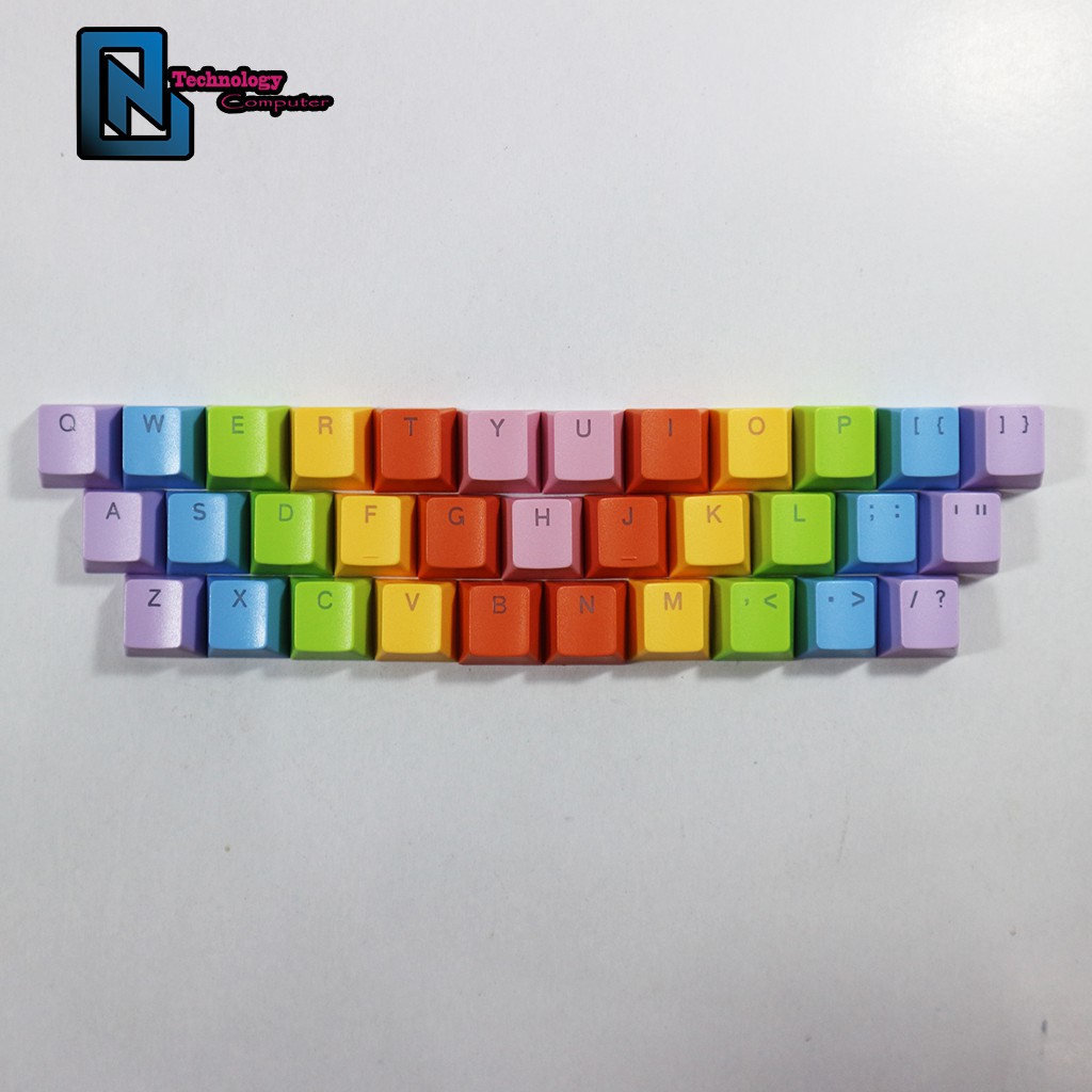 Keycap Lẻ Xuyên Led Mix Sẵn Phần Hàng Chữ Kiểu OEM Dành Cho Bàn Phím Cơ