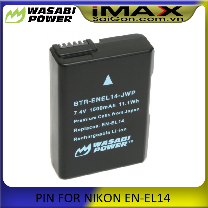 PIN MÁY ẢNH WASABI FOR NIKON EN-EL14