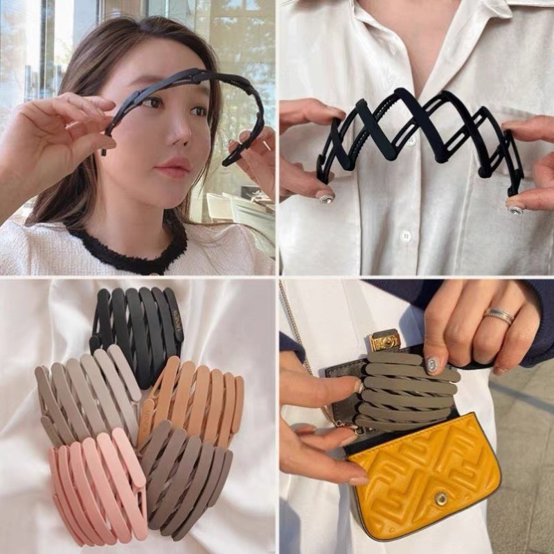 Cài Tóc Nữ Dễ Thương Cute Phong Cách Hàn Quốc Thiết Kế Gấp Gọn Bỏ Túi CT17 JOLY