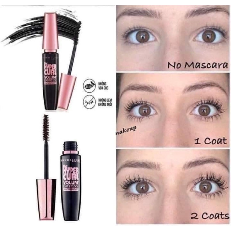 [CHÍNH HÃNG] Mascara siêu cong và dài mi Maybeline New York Hyper Curl 9.2ml | BigBuy360 - bigbuy360.vn