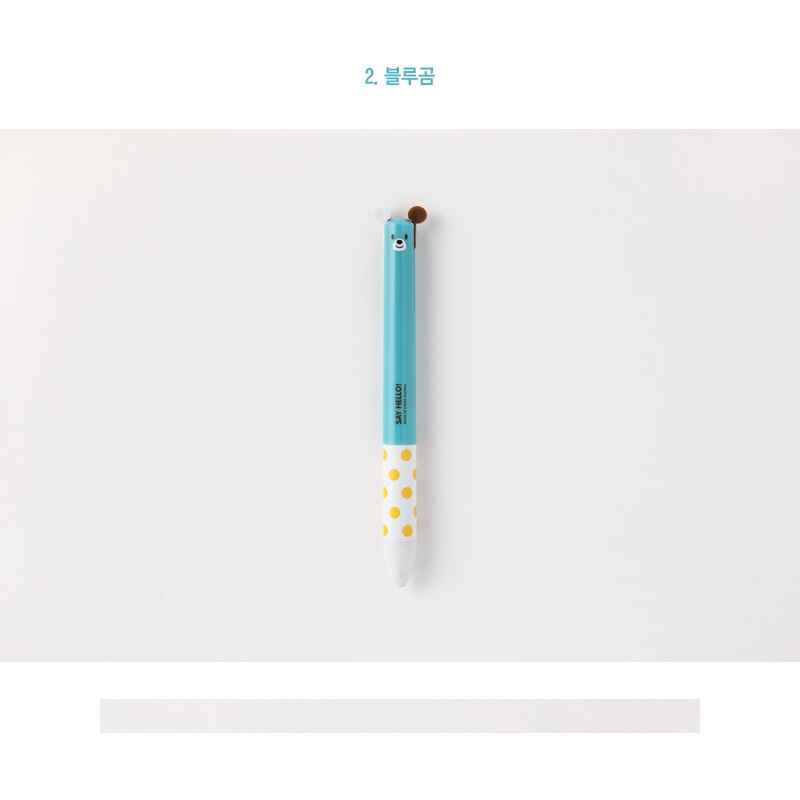 Bút Bi ARTBOX Hàn Quốc Họa Tiết Mali 2 Ngòi Mực Xinh Xắn