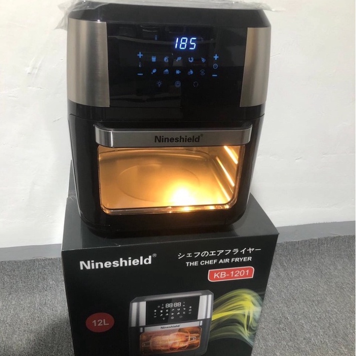 NỒI CHIÊN KHÔNG DẦU NINESHIELD 12L KB-1201 BẢO HÀNH 12 THÁNG