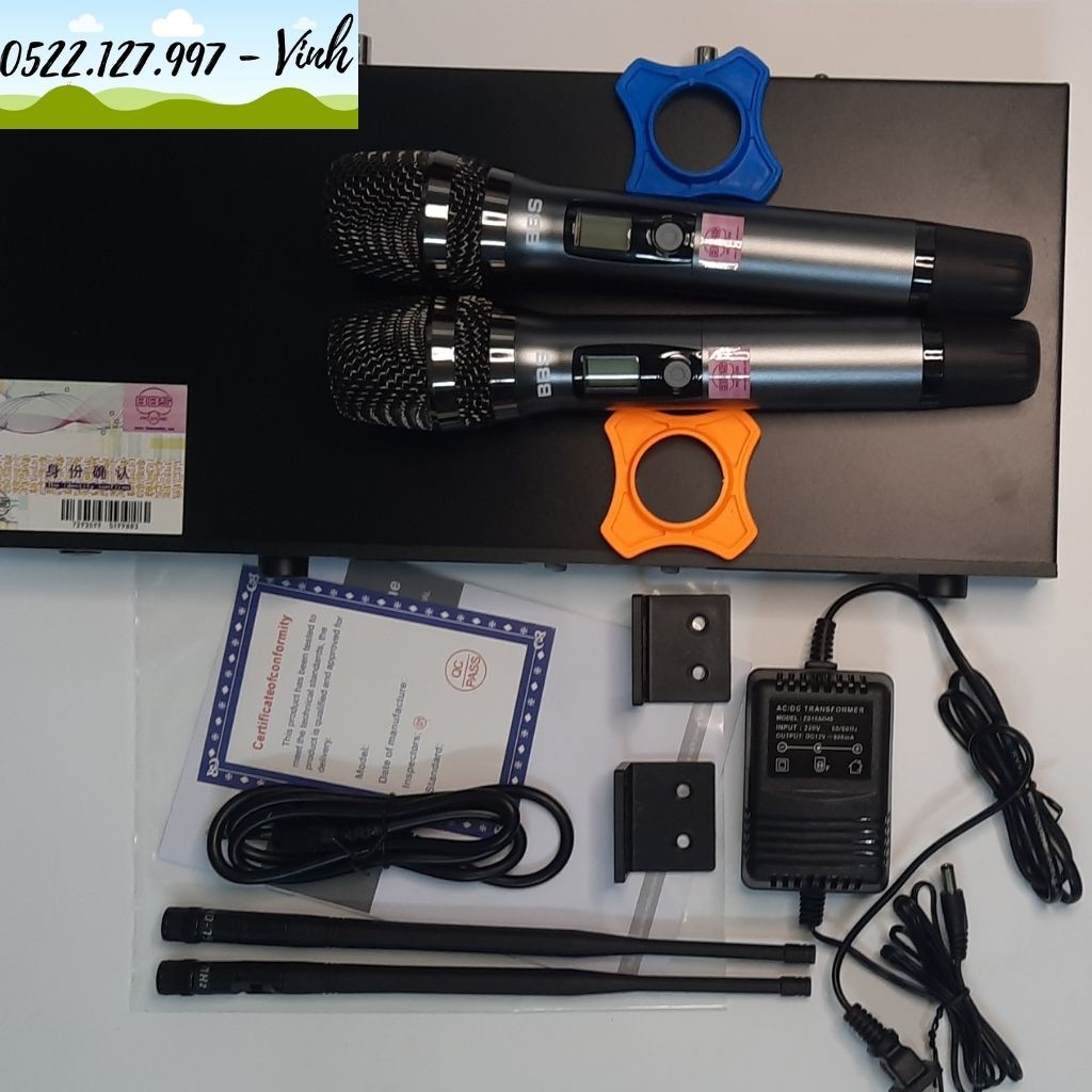 Micro karaoke không dây BBS K868 - Gia Khang Shop