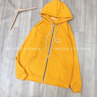 ÁO KHOÁC HOODIE TRƠN BASIC CHẤT NỈ