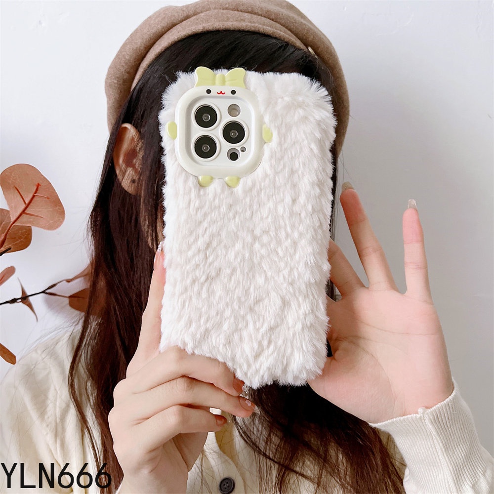 Ốp Điện Thoại Phối Lông Cho OPPO Reno 7 7Z 7PRO 8 8PRO 6 6Z 6PRO 5 5Z 5PRO 5F 4 4F 4PRO 4Z 4SE 3 2 2Z 2F LITE R15 R17