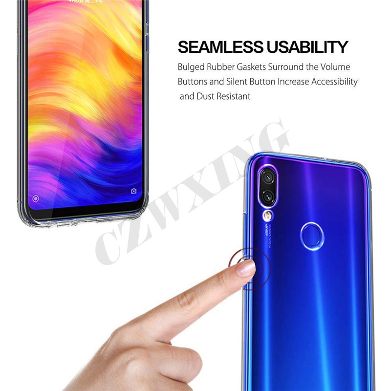 Ốp Lưng Silicon Trong Suốt Cho Redmi Note 7.