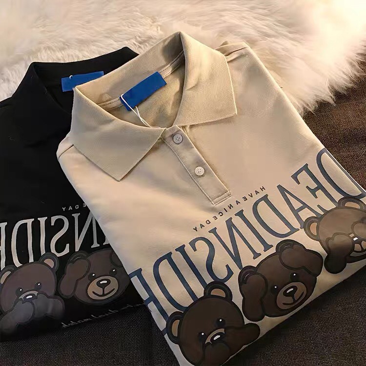 ( ORDER ) ÁO POLO GẤU NÂU - NỈ DA CÁ MỎNG - ( CÓ ẢNH THẬT ) - ORDER KHÔNG CÓ SẴN | BigBuy360 - bigbuy360.vn