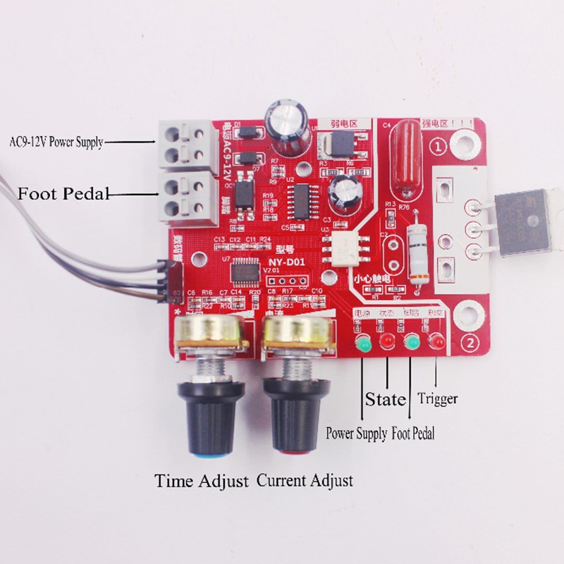 1 Bảng Mạch Điều Khiển Hàn 40A 100A AC 110V / 220V - 9V