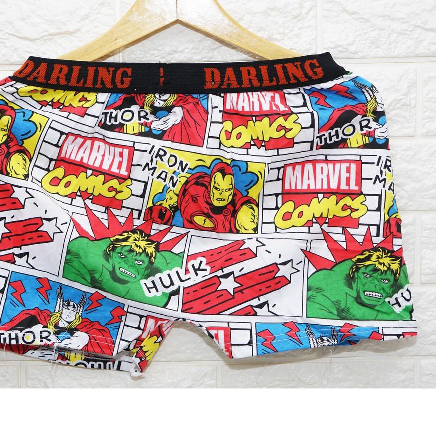 Quần Lót Boxer In Hình Truyện Tranh Marvel 293 Cho Nam Nữ