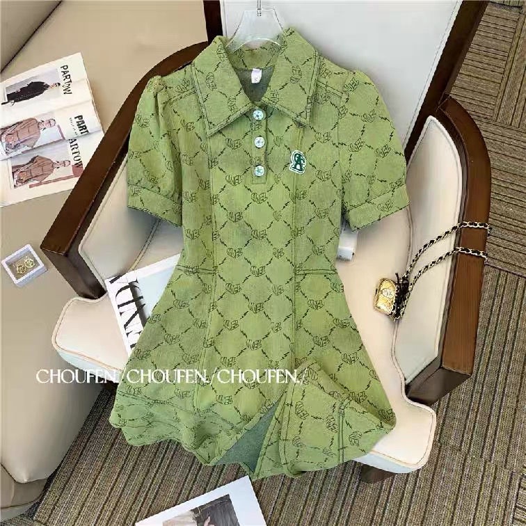 Đầm Nữ Thiết Kế Phong Cách Hồng Kông Cổ Điển Thời Trang Hè Mới 2022