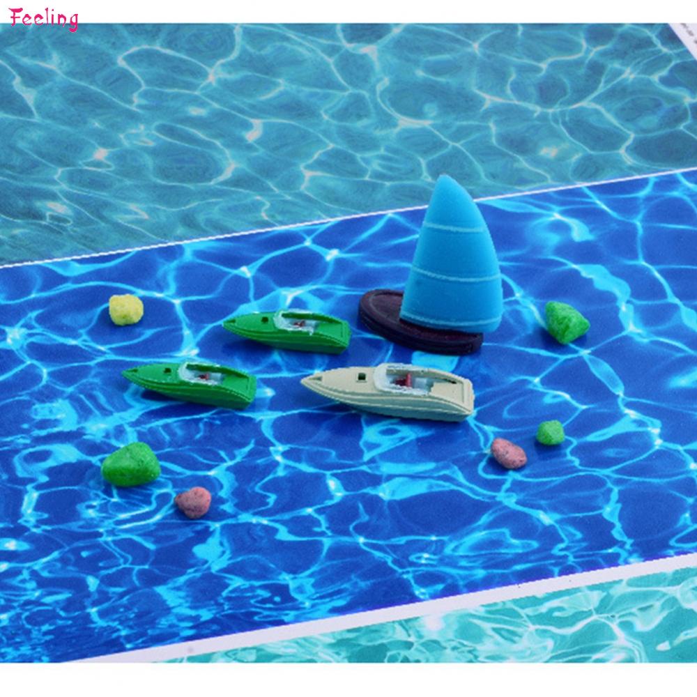 Hiệu ứng gợn sóng nước phong cảnh Diorama cho trang trí mô hình đường ray DIY