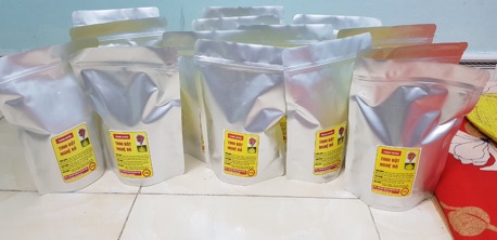 Tinh bột nghệ đỏ nhà làm