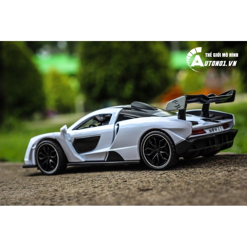 MÔ HÌNH XE MCLAREN SENNA WHITE 1:32 NEWAO 7001