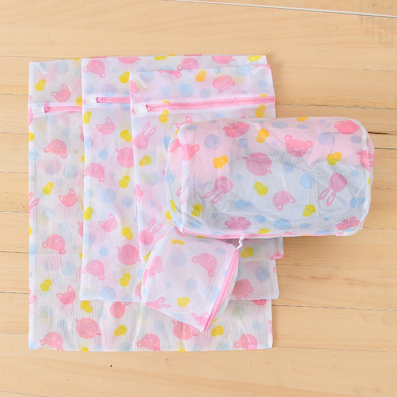 Set 5 túi lưới đựng đồ trong máy giặt loại dày cao cấp giúp bảo vệ quần áo(loại đẹp)