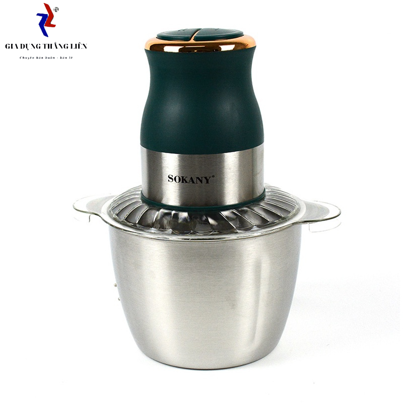 Máy xay thịt , máy xay đa năng Sokany 7013 model 2021  sinh tố hoa quả  cối 3 lít inox 304 công suất 400W
