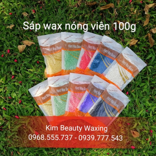 (Free que gỗ) 100g Sáp wax lông Hard wax beans tẩy lông hiệu quả | BigBuy360 - bigbuy360.vn