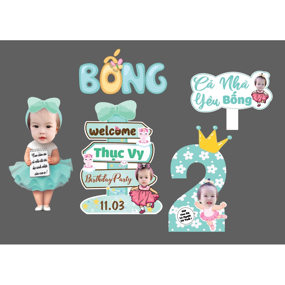 Sét chibi mẫu mới 2023 -LemonDecor