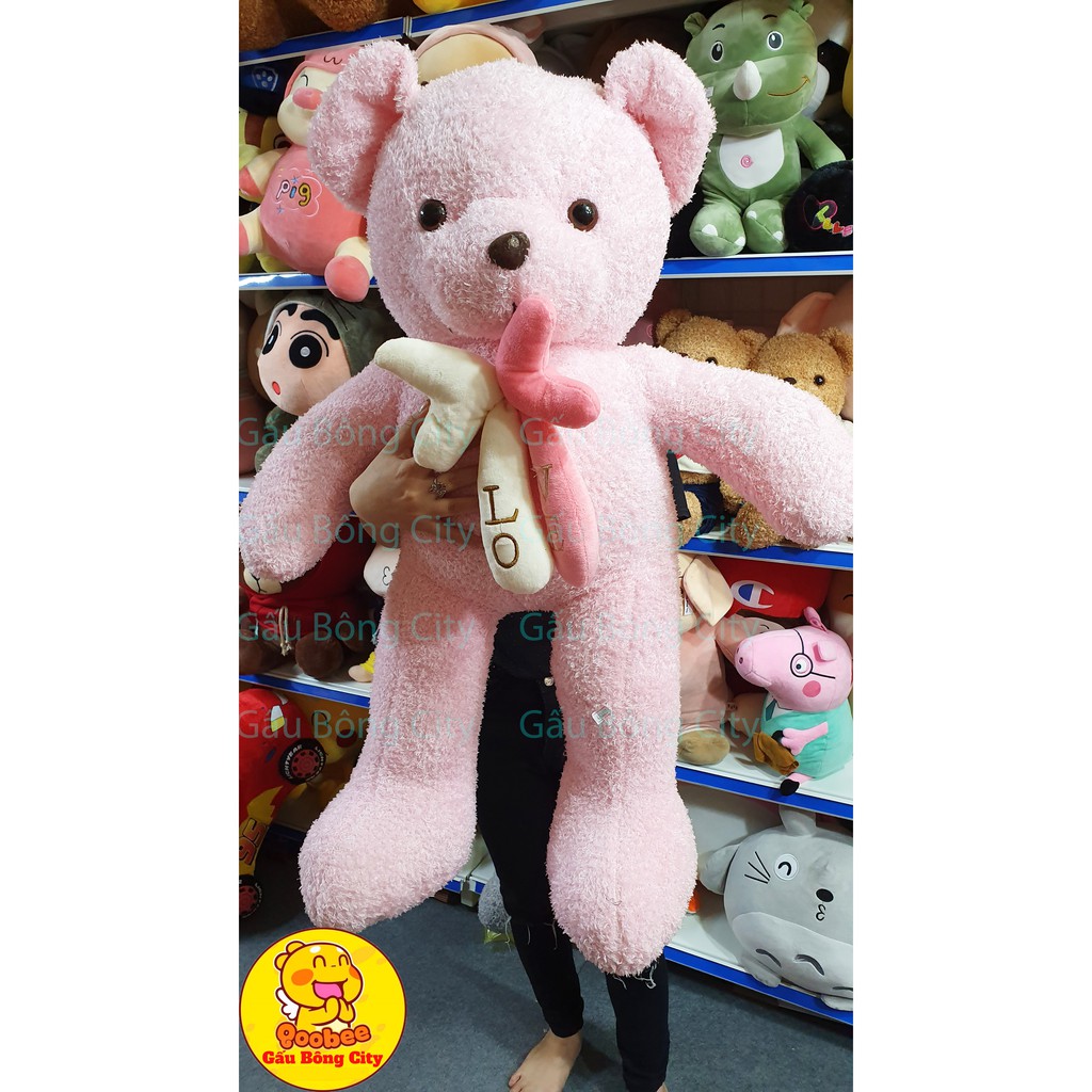 Gấu Bông Teddy - Thú nhồi bông đeo nơ cao cấp - Quà tặng dễ thương cho bé sinh nhật