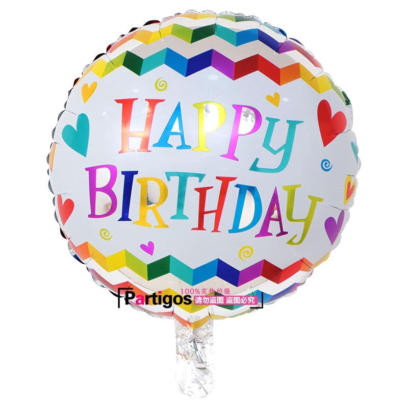 Bong Bóng Lá Nhôm 18 inch 18 inch Trang Trí Tiệc Sinh Nhật