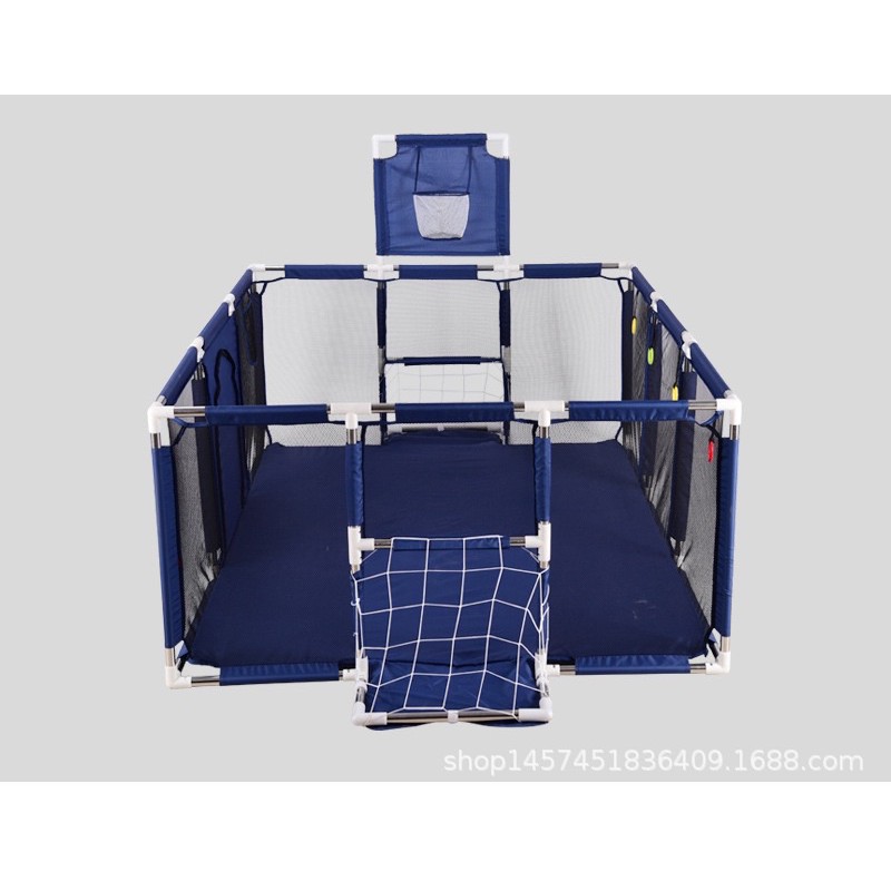 QUÂY CŨI, NHÀ BÓNG CHO BÉ TẶNG KÈM THẢM, 100 BÓNG, 2 TAY NẮM MẪU CÓ KHUNG THÀNH BÓNG ĐÁ