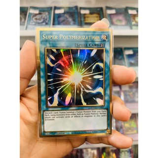 Thẻ Bài Lẻ YugiOh! Mã MAGO-EN047 - Super Polymerization - Premium Gold Rare - 1st Edition