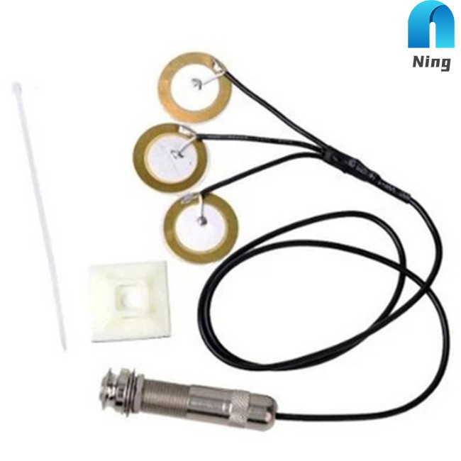 Ning Musical Instruments Pickups Professional Piezo Contact Microphone Pickup Acoustic 3 in 1 for Guitar Violin Ukulele