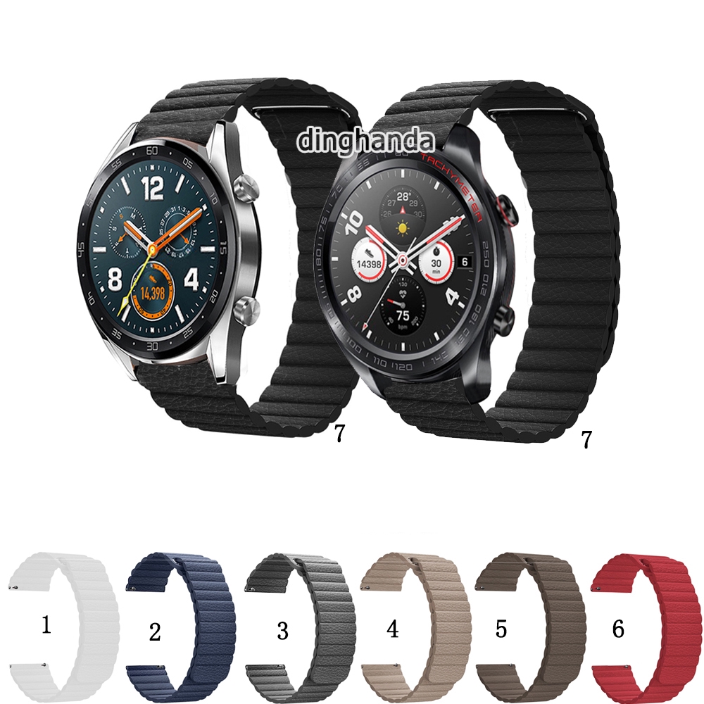 Dây đeo bằng da cho đồng hồ thông minh Honor Watch Huawei Watch GT 2 GT2e GT2 Pro