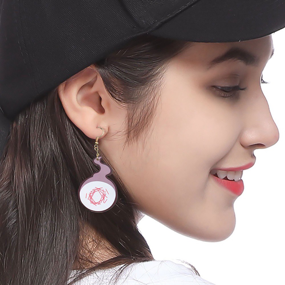 2 Bông Tai Acrylic Hình Hanako-Kun Thời Trang Cho Nữ