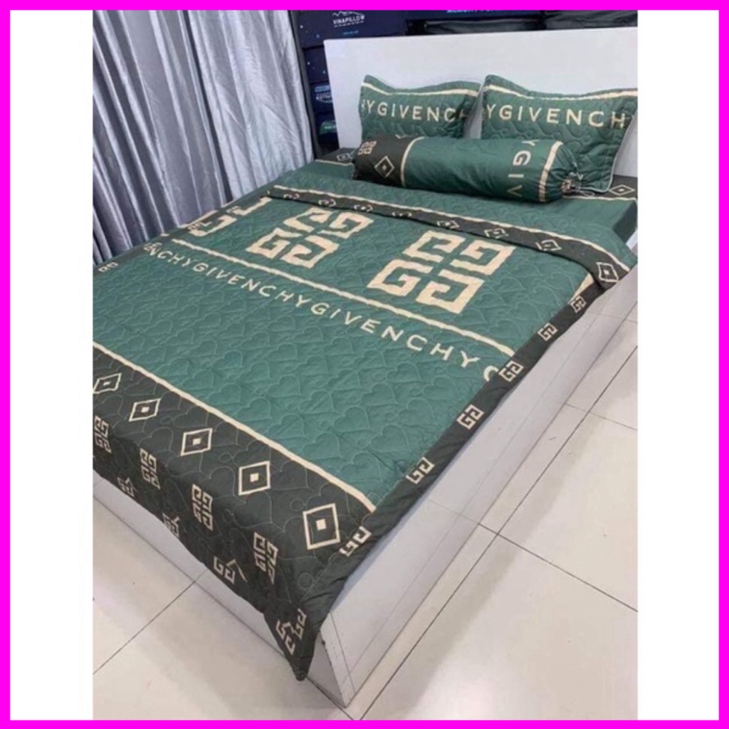 Sét Chăn Ga Gối Hè Hình G.V.C Xanh Bồ Đội