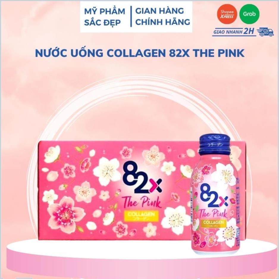 Nước Uống Đẹp Da 82X The Pink Collagen 100ml Hàm Lượng 1000mg Collagen Nhật Bản