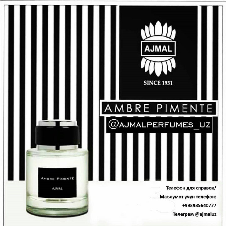 Nước Hoa Nam Dubai Chính Hãng AMBRE PIMENTE - AJMAL PERFUMES 100ml | BigBuy360 - bigbuy360.vn