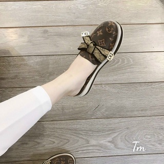 Giày Sục Nơ Siêu Nhẹ Độn Đế