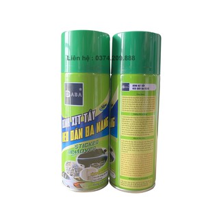 Bình xịt tẩy keo baba phụ tùng ô tô layas
