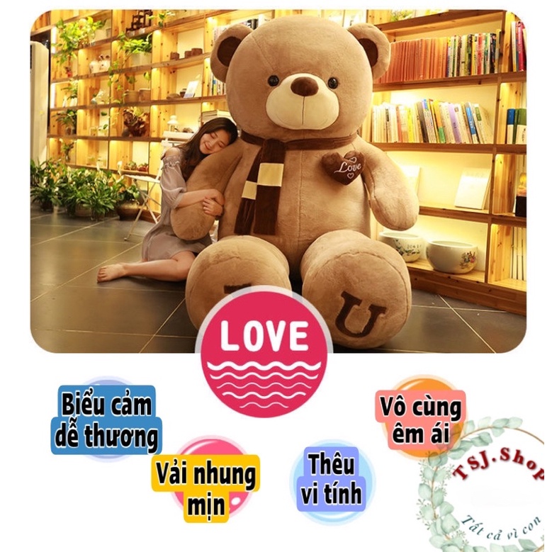 Gấu bông to , Gấu bông cho bé , Gấu bông Teddy cute cho bé sang chảnh hot 2022