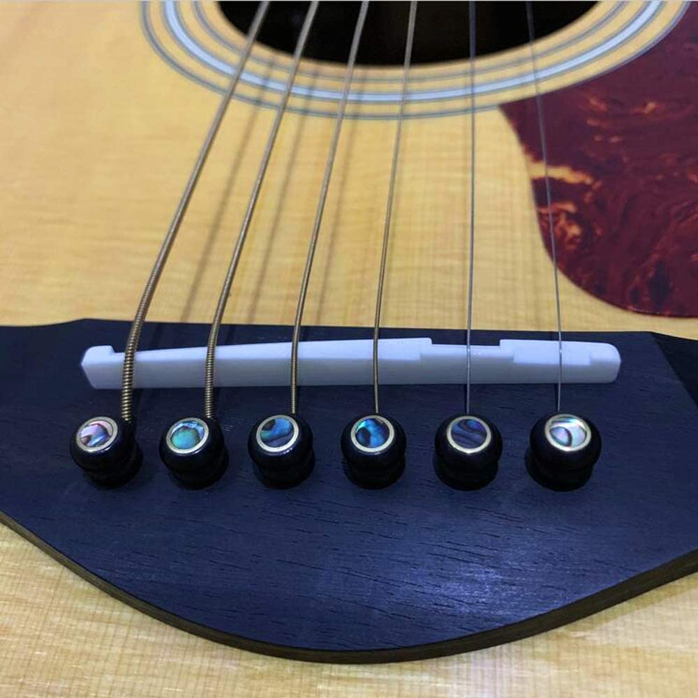 chốt dây đàn guitar gỗ ebony